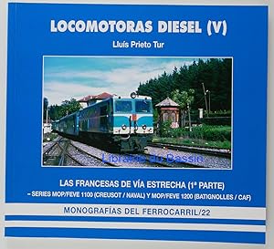 Locomotoras Diesel (V) Las francesas de vía estrecha (1a parte) Series MOP/FEVE 1100 (Creusot/Nav...