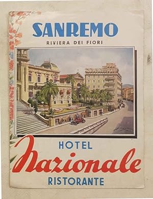 Sanremo Riviera dei Fiori. Hotel Nazionale ristorante.