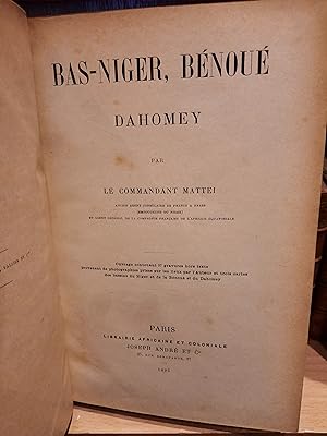 Bas-Niger, Bénoué, Dahomey