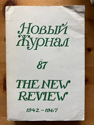 / Novyi Zhurnal / The New Review No. 87 (1967)