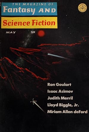 The Magazine of Fantasy and Science Fiction May 1966. Collectible Pulp Magazine.