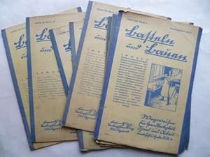 Basteln und Bauen. Wegweiser für Handfertigkeit, Spiel und Arbeit. 1927/28 Heft 2, 4, 6, 1929/30 ...