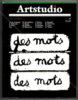 ARTSTUDIO N°15 - L'Art et les Mots.