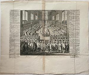 Antique print, etching, Dordrecht | 'Afbeelding van het vermaarde Synode van Dordrecht in het jaa...