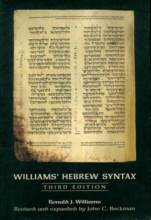 Williams' hebrew syntax - John C. Beckman