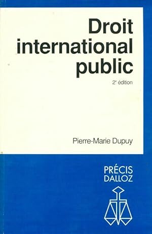 Droit international public - Pierre-Marie Dupuy
