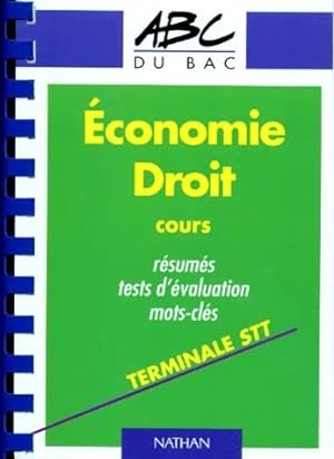 Economie-Droit Terminales STT - Inconnu