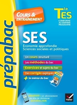 SES Terminale ES sp cifique & sp cialit  - Jean-Claude Drouin