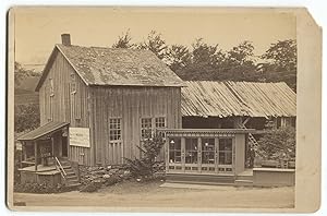 1880s Tannersville, NY Cabinet Photo Howard Souvenir Bazaar