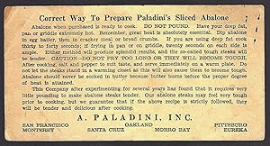 CORRECT WAY TO PREPARE PALADINI'S SLICED ABALONE