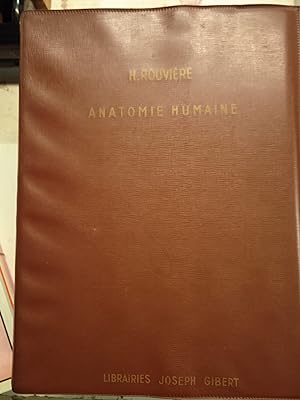 Anatomie humaine - 3 tomes