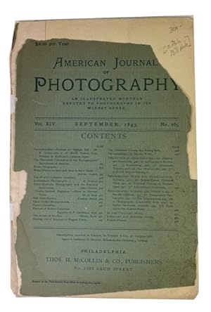 American Journal of Photography, Vol. XIV, No. 165, (September, 1893)