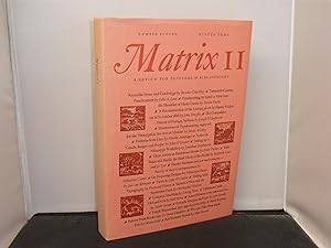 Matrix 11 A Review for Printers and Bibliophiles Winter 1991