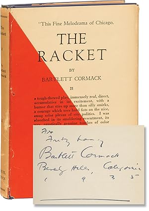 The Racket (First Edition, inscribed to Fritz Lang)