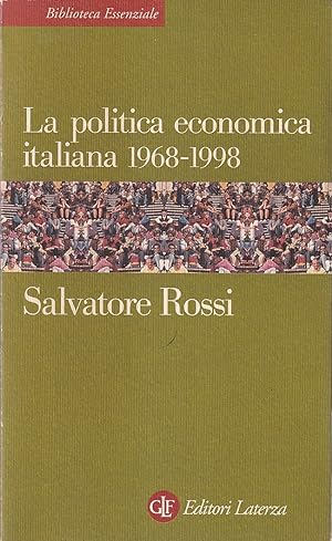 La politica economica italiana 1968-1998