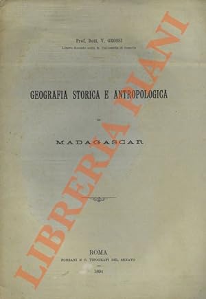 Geografia storica e antropologica di Madagascar.