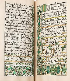 Illuminated manuscript of Ecclesiastes