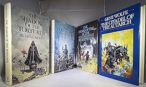 ALL FOUR SIGNED FIRST EDITIONS of Gene Wolfe's "Book of the New Sun" tetralogy: "The Shadow of th...