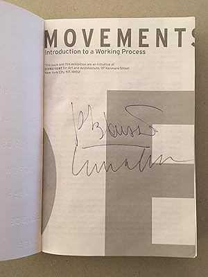 Petra Blaisse - Movements Introduction to a Working Process - Signed by Petra Blaisse and Irma Bo...