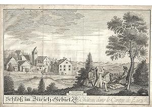Château dans le canton de ZÜRICH - Geschmak WEININGEN 1756