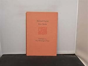 Michael Taylor Rare Books Catalogue 25 The Whittington Press