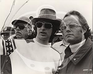 Jaws (Original photograph of Steven Spielberg, Richard Zanuck, and David Brown on the set of the ...
