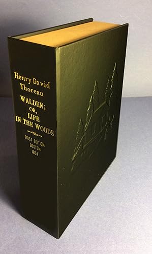 WALDEN, OR LIFE IN THE WOODS [Collector's Custom Clamshell case only - Not a book and "no book" i...