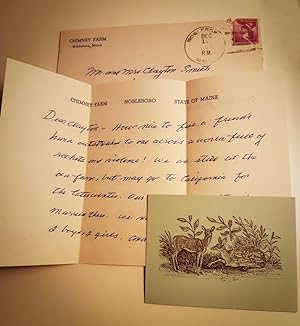 Christmas Greetings during the time of the Vietnam war. Signed letter "HOW NICE TO FEEL A FRIEND'...