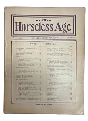 The Horseless Age, Volume 24, Number 10 (September 8, 1909)