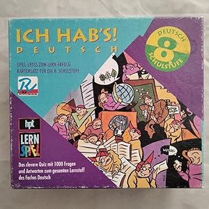ICH HAB'S! DEUTSCH - Spiel-Spaß zum Lernerfolg für die 8. Schulstufe [Lernspiel]. Achtung: Nicht ...