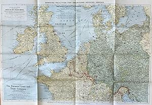Rand McNally War Map of the North Sea and English Channel