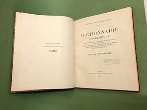 Dictionnaire biographique des personnes nées en Nivernais,. Ou revendiquées par le Nivernais, qui...