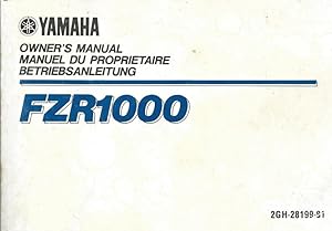 Yamaha FZR1000 Manuel du propriétaire