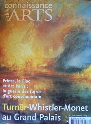 Connaissance des arts n° 620 Turner, Whistler, Monet au Grand Palais