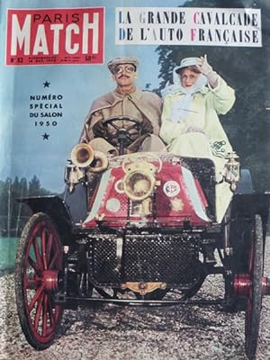 Paris Match n°82.Numero spécial du salon 1950, La grande cavalcade de l'auto française