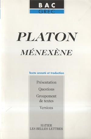 Platon, Menine (texte grec et traduction)