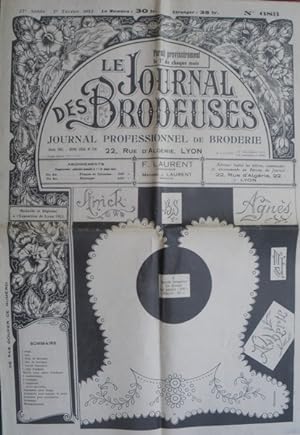 JOURNAL DES BRODEUSES (LE) [No 683 ] du 01/02/1952 - JOURNAL PROFESSIONNEL DE BRODERIE