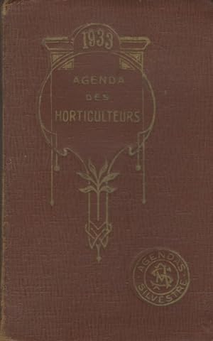 Agenda des Horticulteurs 1933