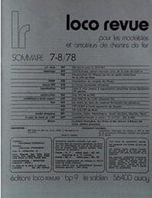 LOCO REVUE No 396 du 01/07/1978 - LA REVUE DES MODELISTES ET AMATEURS.