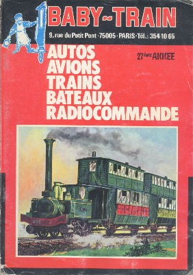 Catalogue autos avions trains bateaux radiocommande 27ème année 1974