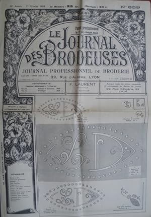 JOURNAL DES BRODEUSES (LE) [No 659 ] du 01/02/1950 - JOURNAL PROFESSIONNEL DE BRODERIE