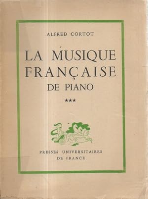 La musique française de piano tome III