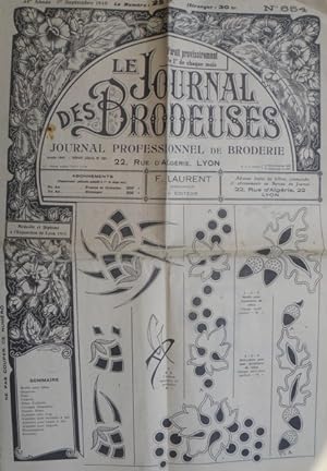 JOURNAL DES BRODEUSES (LE) [No 654 ] du 01/09/1949- JOURNAL PROFESSIONNEL DE BRODERIE