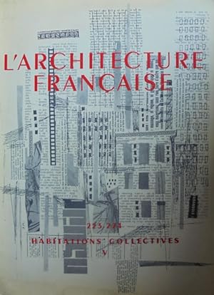 L'ARCHITECTURE FRANÇAISE N° 223-224 Habitations collectives Tome V