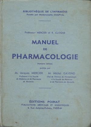 Manuel de pharmacologie : . 8e édition