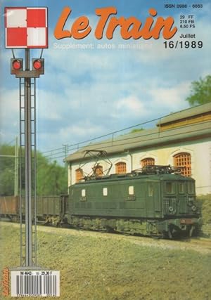 Le Train Supplément autos miniatures n° 16 (1989)