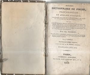 Nouveau dictionnaire de Livre de Poche français-anglais et anglais-français contenant tous les mo...