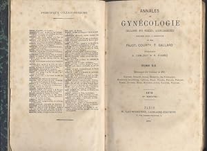 Annales de gynécologie (maladies des femmes, accouchements) Juillet à Décembre 1879 Tome XII