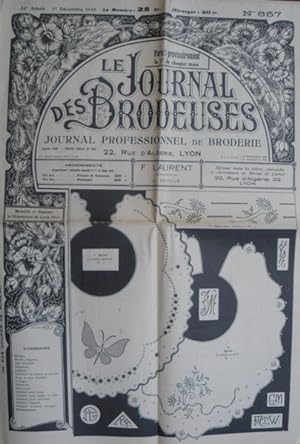 JOURNAL DES BRODEUSES (LE) [No 657 ] du 01/12/1949 - JOURNAL PROFESSIONNEL DE BRODERIE
