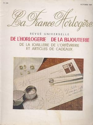 RFBH Revue Française des bijoutiers horlogers revue mensuelle n° 276